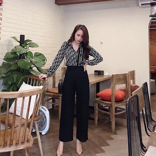 Quần Dài Nữ Ống Rộng Hack Dáng Ulzzang Cullotes đi học,đi làm du lịch biển siêu xinh thời trang nữ Hiva Cloth