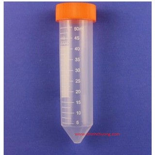 Ống ly tâm 50ml nắp vặn màu cam