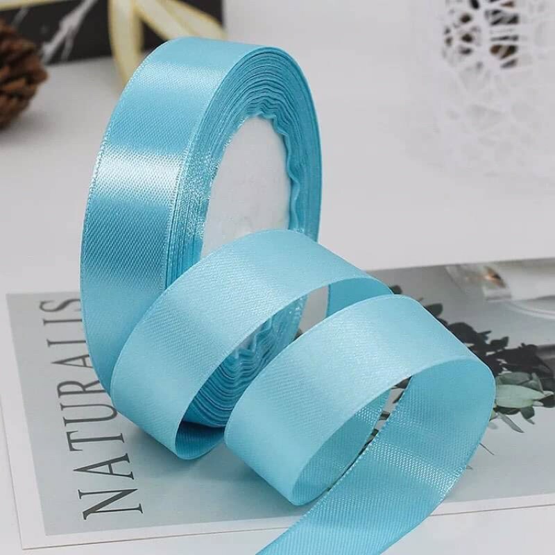 [Bán lẻ giá sỉ]Ruy băng satin lụa bo viền 20mm cao cấp, ribbon, ruybang trang trí