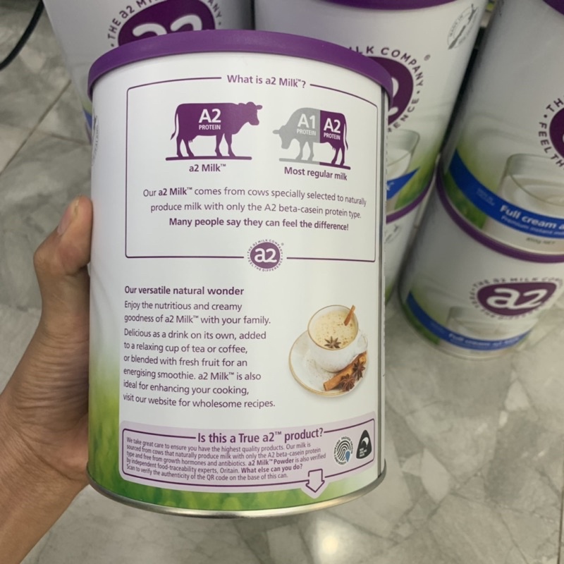 Sữa tươi A2 dạng bột nguyên kem túi 1kg của Úc