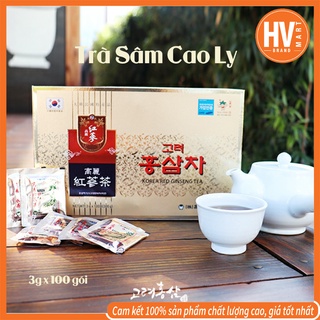 Trà hồng sâm cao ly buleebang hàn quốc 3g x 100 gói 고려홍삼차