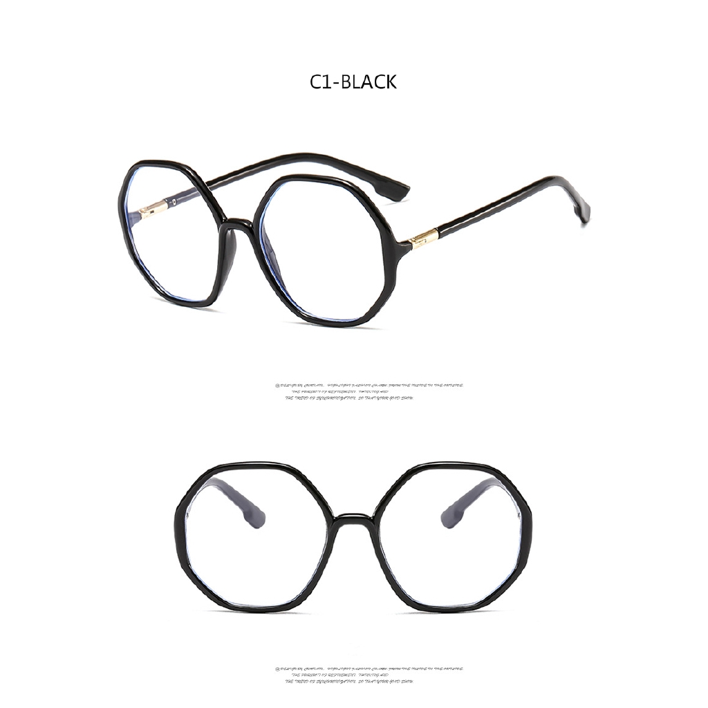 Mắt kính kiểu cách chống ánh sáng xanh bản lề kim loại thời trang đường phố