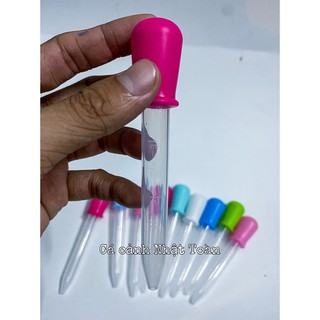 (2 ỐNG) ỐNG BÓP THỨC ĂN HÚT PHÂN CHO BỂ CÁ 5ML