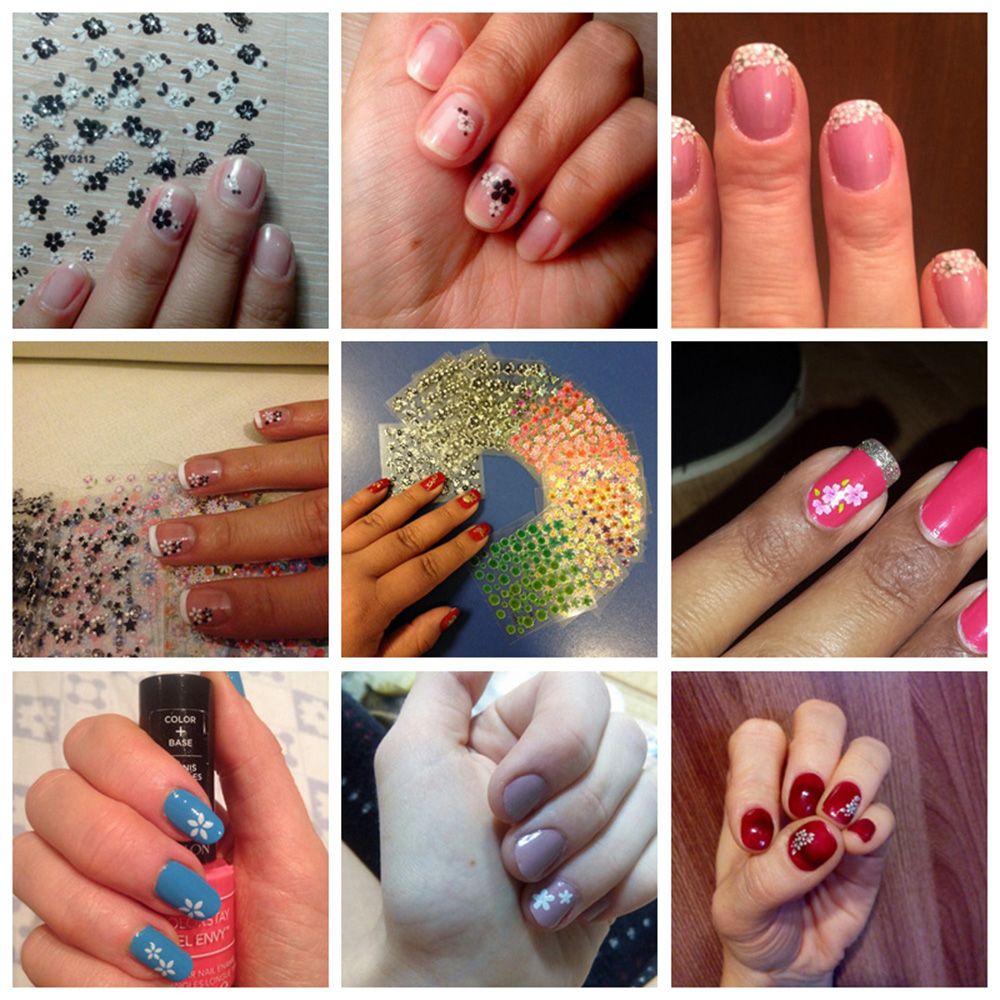 [Hàng mới về] Miếng dán trang trí móng tay 3d thời trang