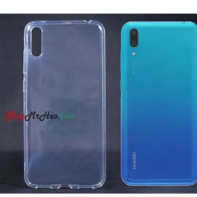Ốp lưng huawei Y7 pro silicon dẻo trong suốt siêu mỏng 0.5mm