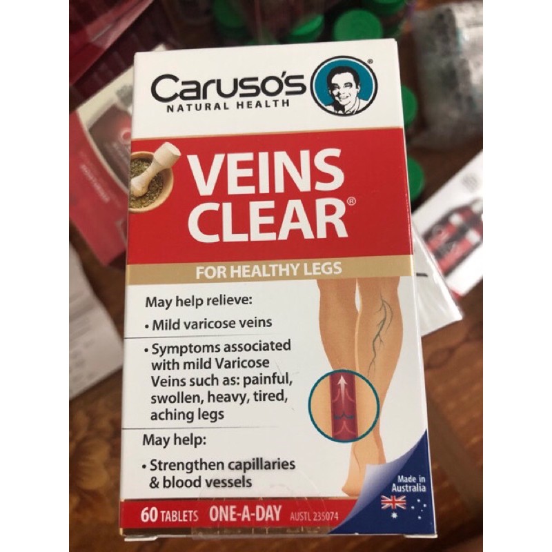 Viên cải thiện suy giãn tĩnh mạch Veins Clear