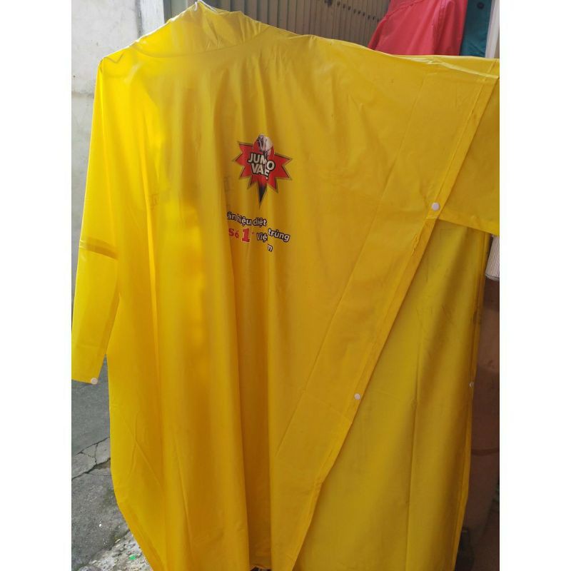Áo mưa in chữ jumbo