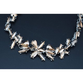Vòng cổ choker đá vàng sang chảnh - D377