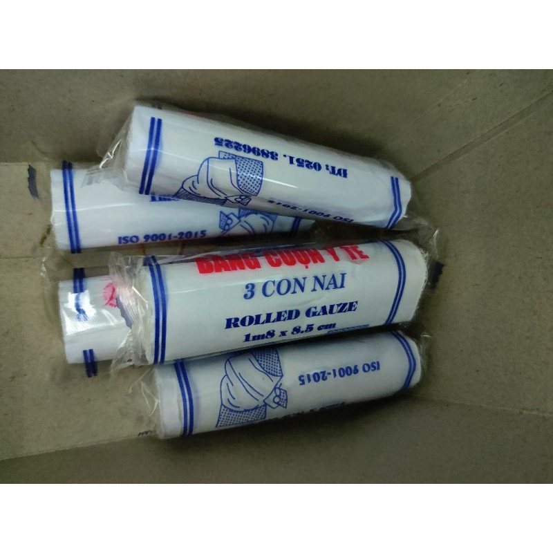 Băng cuộn y tế lớn 1m8 x8.5cm