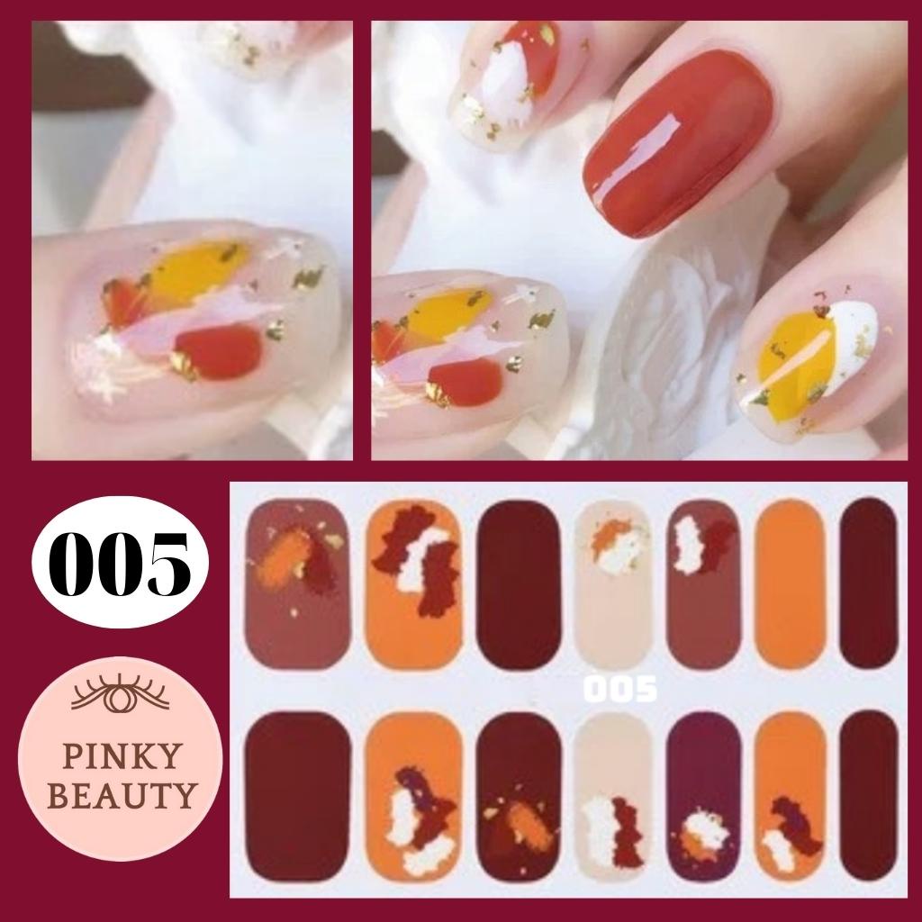 Bộ Sticker Dán Móng Tay - Hình Dán Móng Nail, Nhãn Dán Trang Trí Móng Họa Tiết 3D Dễ Thương Xinh Xắn - Pinky Beauty