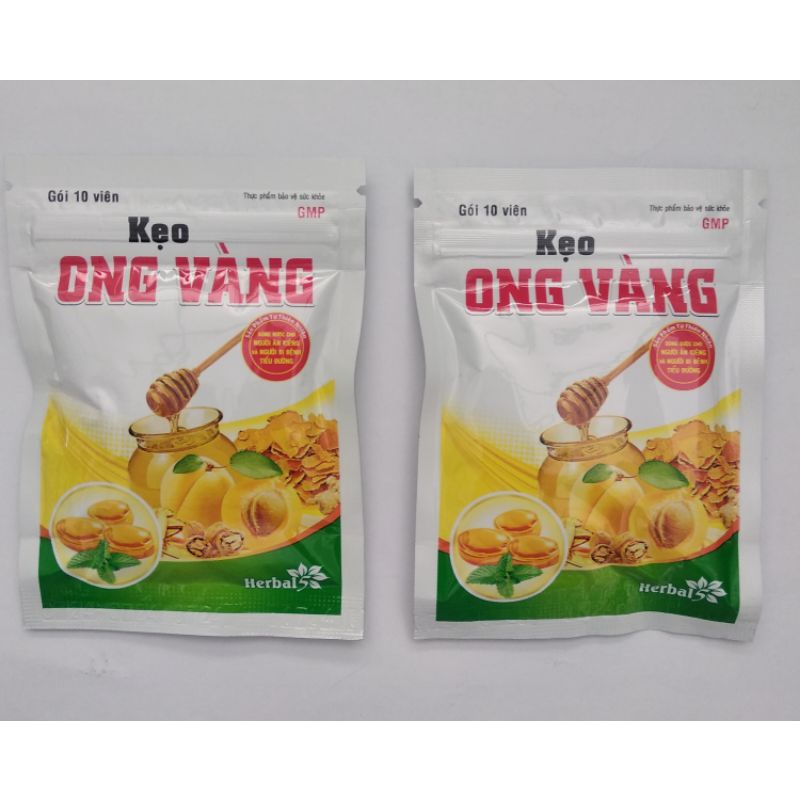 Kẹo ngậm Ong Vàng_ Ho ,đau họng, viêm họng ( bịch10k_ 10 viên)