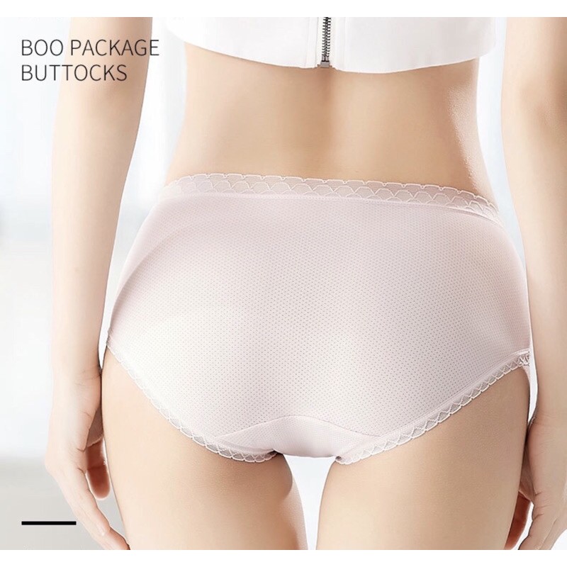 [COMBO] Quần Lót Nữ Thông Hơi cao cấp, Quần Chíp Nữ  Cạp Lưới Viền Ren Chống Hằn Kháng Khuẩn QL333