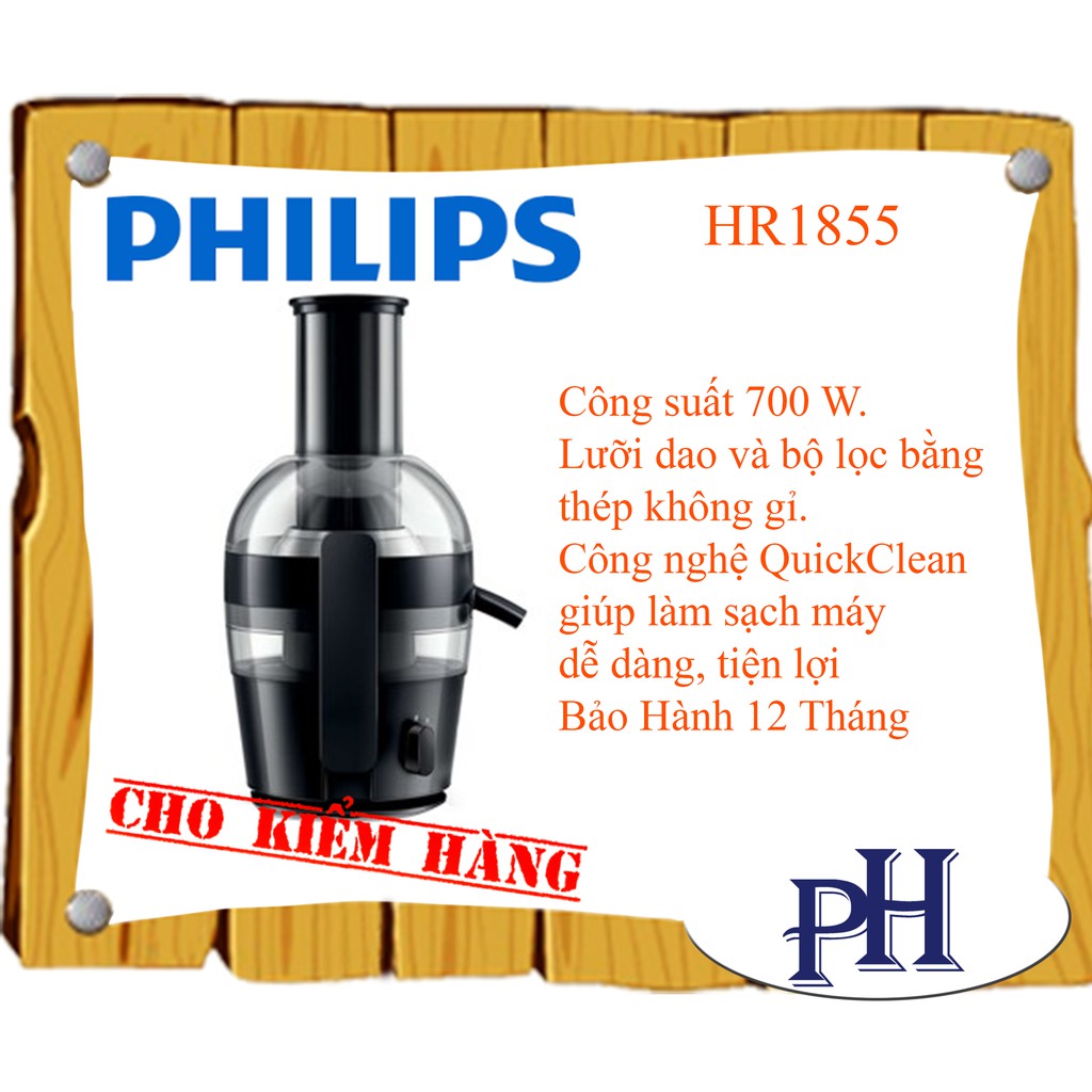 Máy ép trái cây Philips HR1855