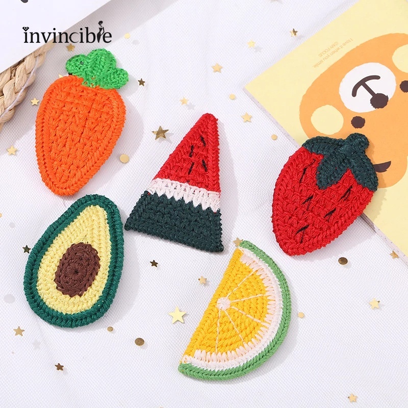 Kẹp tóc hình trái cây dễ thương cho bé