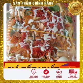 (shop luôn có sãn số lượng lơn) (shop uy tin) 1bịch bánh tráng trộn 10 vị shopnamdung để riêng gia vị (chat luong)
