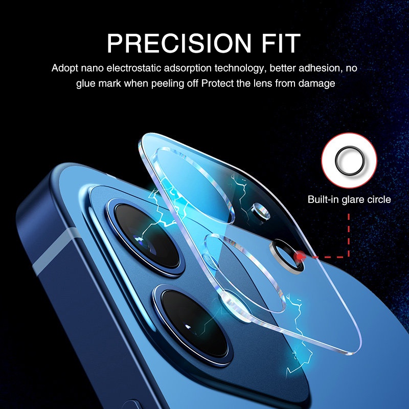 Kính cường lực bảo vệ camera sau cho iPhone 14 13 12 11 Pro Max (promax) Pro / Mini/ 14+ (plus)