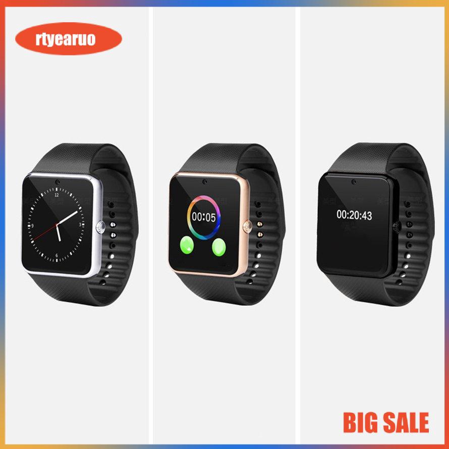 【199k0207】Smart Watch Men GT08 With Touch Screen Big Battery Support TF Sim Card