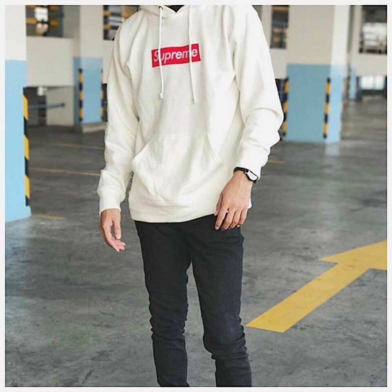 [Ảnh Thật] Áo Khoác Hoodie Nỉ Bông Nữ Thêu Chữ Supreme 3 size M L XL AK133