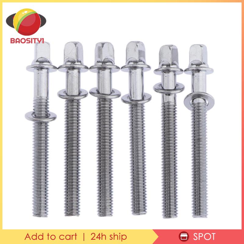 Set 24 thanh căng dây trống 60mm kèm vòng đệm thích hợp cho Snare Bass