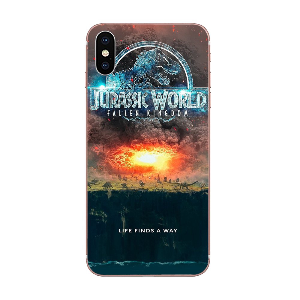 Thời Trang Ốp Điện Thoại Mỏng In Hình Phim Jurassic World Fallen Kingdom 2018 Cho Xiaomi Mi 9 A1 Redmi 3s 4a 4x 5 6a Note 4 5 7 Plus