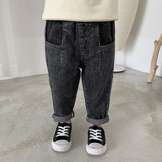 quần jean quần bò bé trai quần dài thụng vải mềm tốt QJ51 Size 100-150 12-35 kg thời trang trẻ em hàng quảng châu