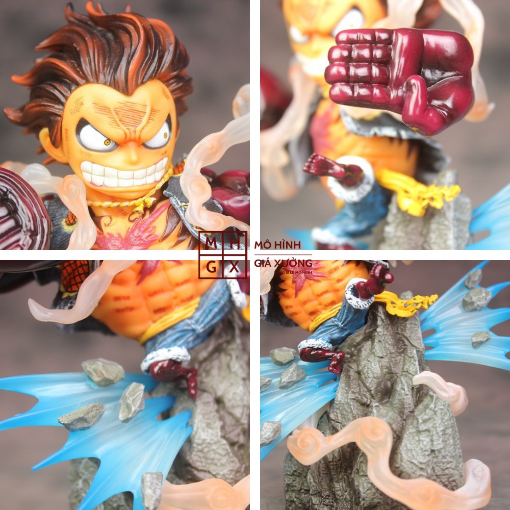 Mô Hình Luffy mũ rơm Gear 4 Snake Man Cao 21cm -  Figure Tượng Monkey D.Luffy Vua Hải Tặc