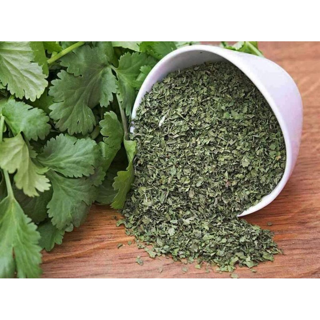 [Mã 2611TIEUDUNG100K giảm 8% đơn 500K] Cilantro leaves - Lá Ngò Rí xanh tươi sấy lạnh thơm ngon trang trí món ăn