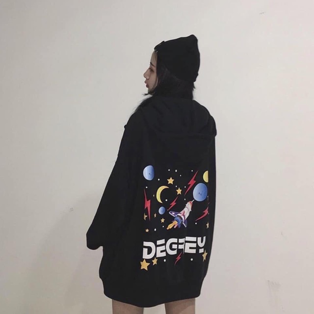 Áo Hoodie Zip DEGREY SPACE Ảnh Thật