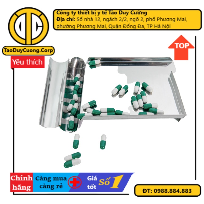 Khay chia thuốc, khay đếm thuốc inox