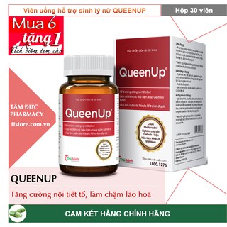 QUEENUP [Hộp 30 viên] - Tăng cường nội tiết tố nữ, làm chậm lão hoá [queen up]
