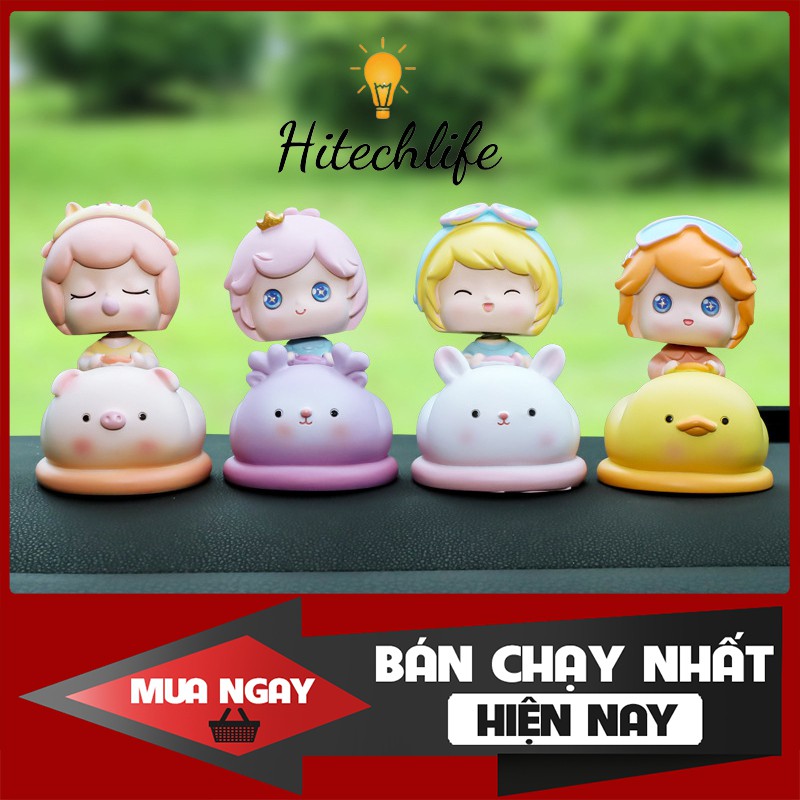 Phụ Kiện Hitechlife Trang Trí Taplo Xe Hơi Búp Bê Bumper Car Cực Dễ Thương - Phụ Kiện Đẹp Trang Trí Ô Tô, Bàn Làm Việc