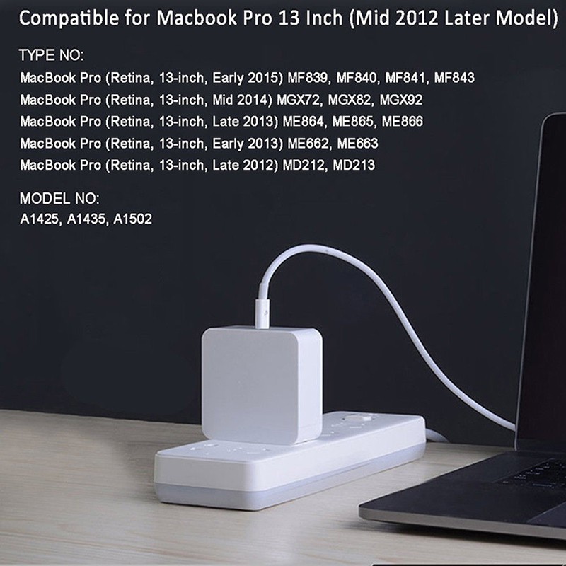 Cục sạc thay thế 60W M2 chuyên dụng cho MacBook Pro 13Inch
