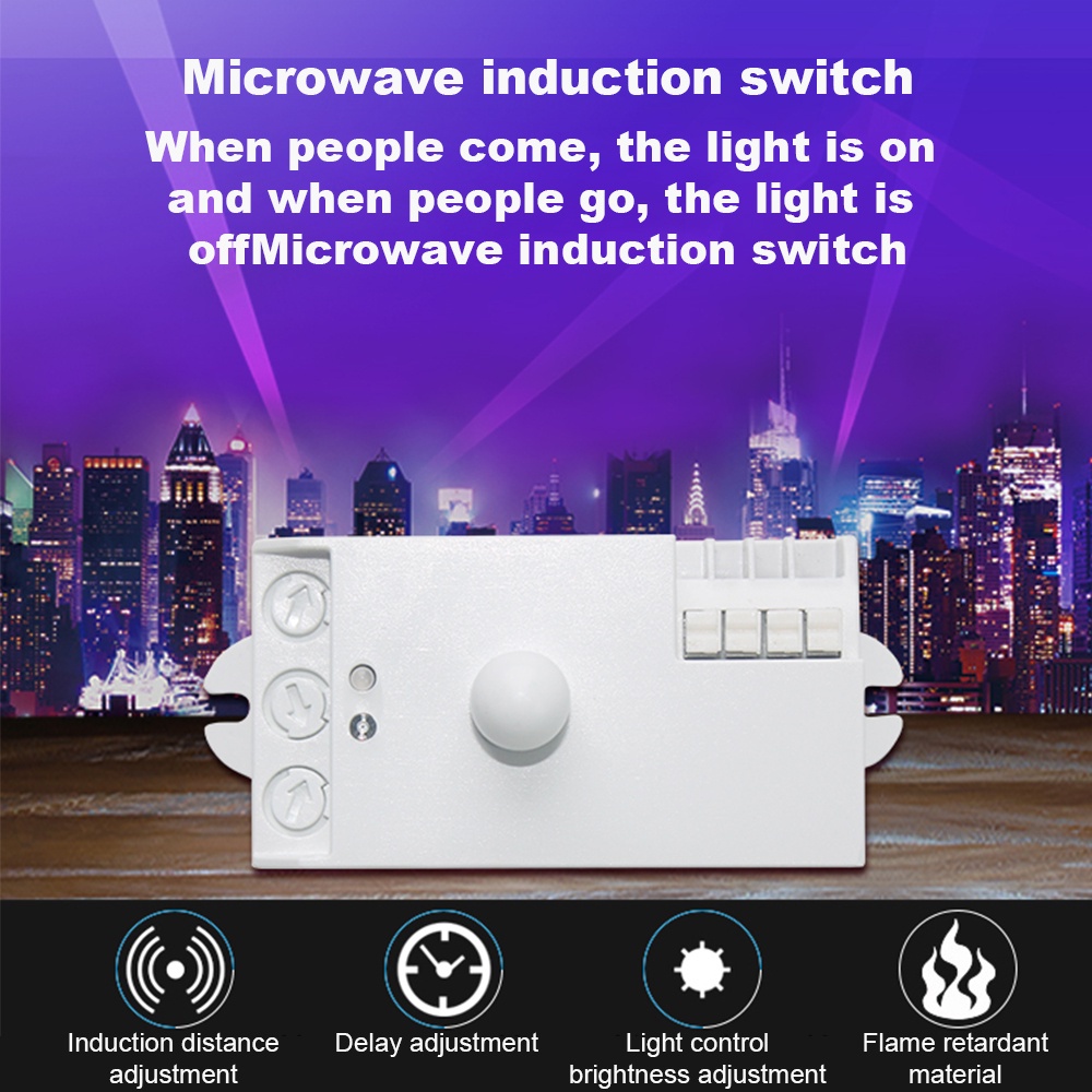 Công Tắc Cảm Biến radar Lò Vi Sóng 5.8G AC85-250V