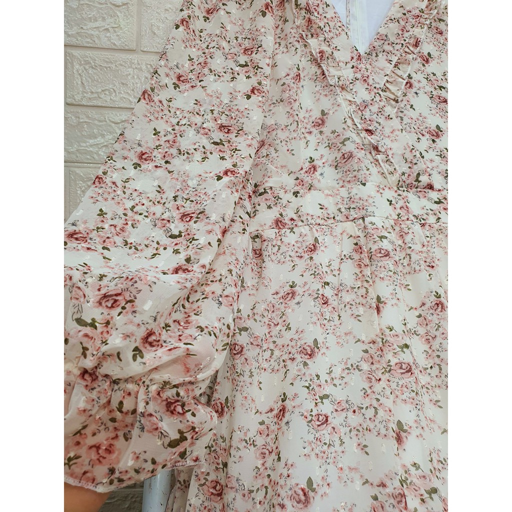 Váy Đầm Nữ Dài Tay Chất Voan 2 Lớp Cổ Bèo Màu Hồng - Chuyên Sỉ & Lẻ | BigBuy360 - bigbuy360.vn