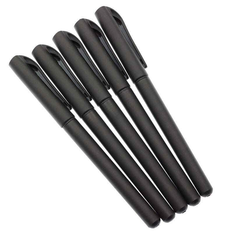 5 Chiếc Bút Bi Nước Vỏ Nhựa Trong Suốt