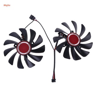 ☊Bộ 2 Radio 95mm Fdc10U12S9-C Cf1010U12S Cho Xfx Radeon Rx580 Rx590