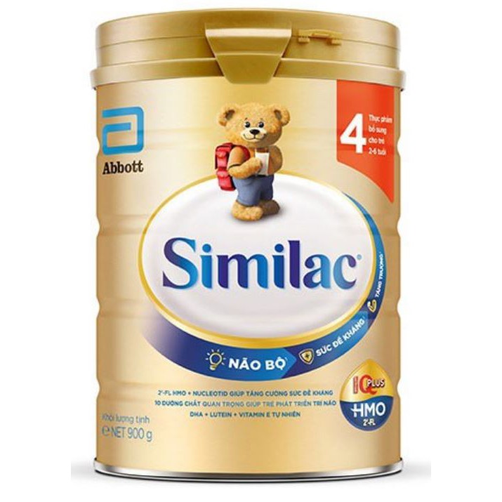 Sữa Similac gold HMO step 4 900g trẻ 2-6 tuổi