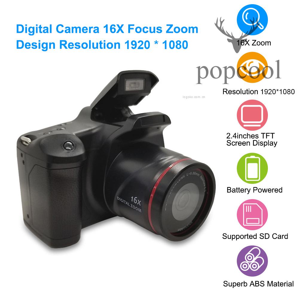 Máy Ảnh Kỹ Thuật Số 16x F-Ocus Zoom 1920x1080 Hỗ Trợ Thẻ S D Card 4 X Aa