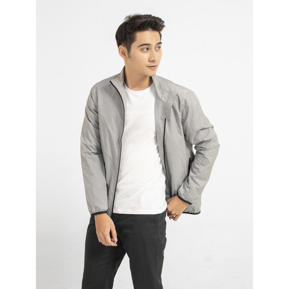 Áo khoác gió 2 lớp nam Aristino dáng suông nhẹ, 3 màu trẻ trung lịch lãm, chất vải bền màu, cản gió tốt - AJKR01