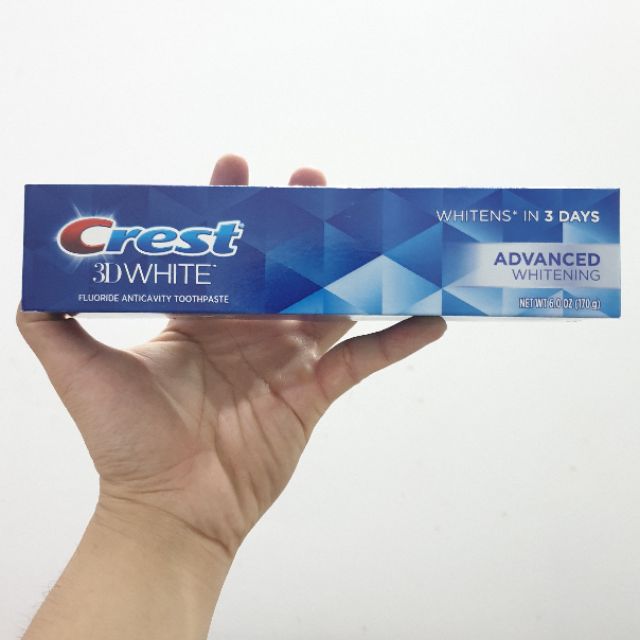 [Bill Mỹ] Kem Đánh Trắng Răng Crest 3D White Fluoride Anticavity Tooth-Paste