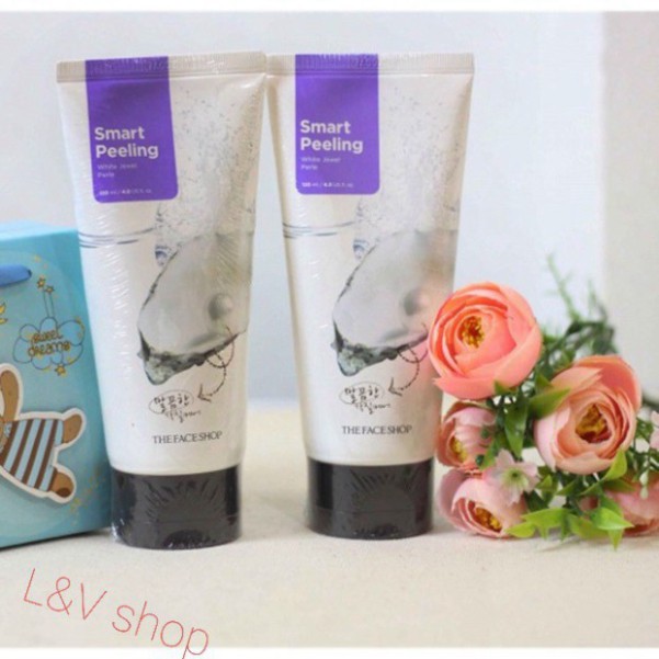 Tẩy Da Chết The Face Shop Ngọc Trai – Tẩy Sạch Lớp Da Chết, Làm Sáng Da Hiệu Quả (HOT)