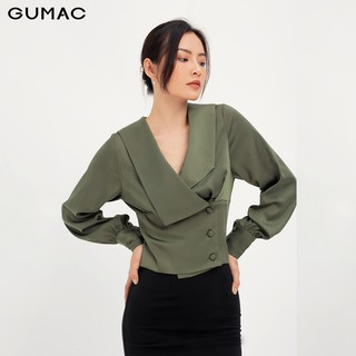 Áo sơ mi nữ đắp chéo cao cấp AVA1229 GUMAC