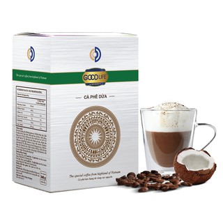 Hộp cà phê hòa tan goodlife vị dừa 240gr