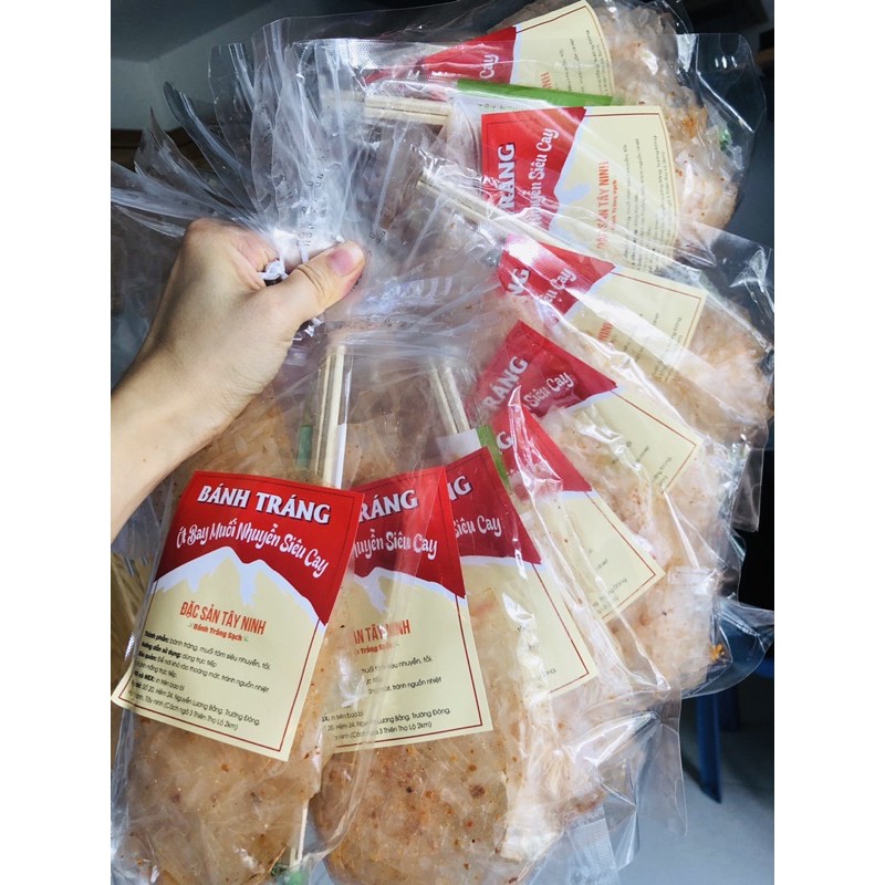 BÁNH TRÁNG ỚT BAY MUỐI NHUYỄN SIÊU CAY