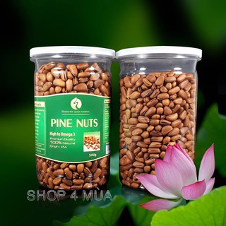 Hạt thông Mỹ còn vỏ vị tự nhiên đã sấy chín. Pine nuts loại 1 nhập khẩu. Hạt dinh dưỡng cho mẹ bầu và thai nhi