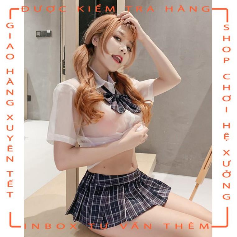 Váy ngủ cosplay nữ sinh xuyên thấu sexy  - hot tiktok | BigBuy360 - bigbuy360.vn