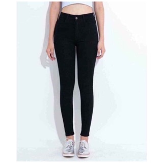 Ảnh thật__Quần tregging giả quần jean co giãn 4 chiều V.N.X.K (2 màu:đen - xanh)