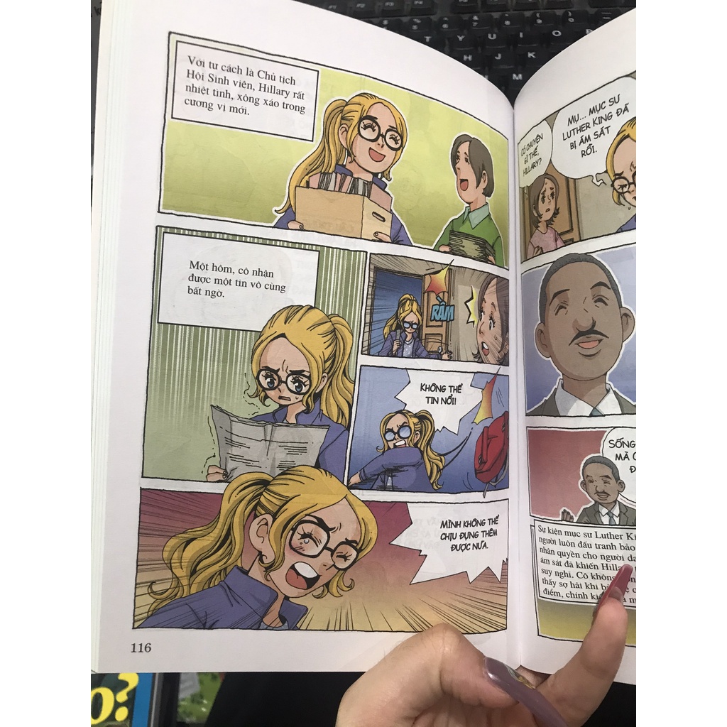 Sách - Chuyện kể về danh nhân thế giới Who? Hillary Clinton