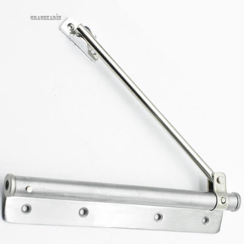 1pcs Adjustable Stainless Steel Surface Mounted Auto Close Door Closer Fireproof