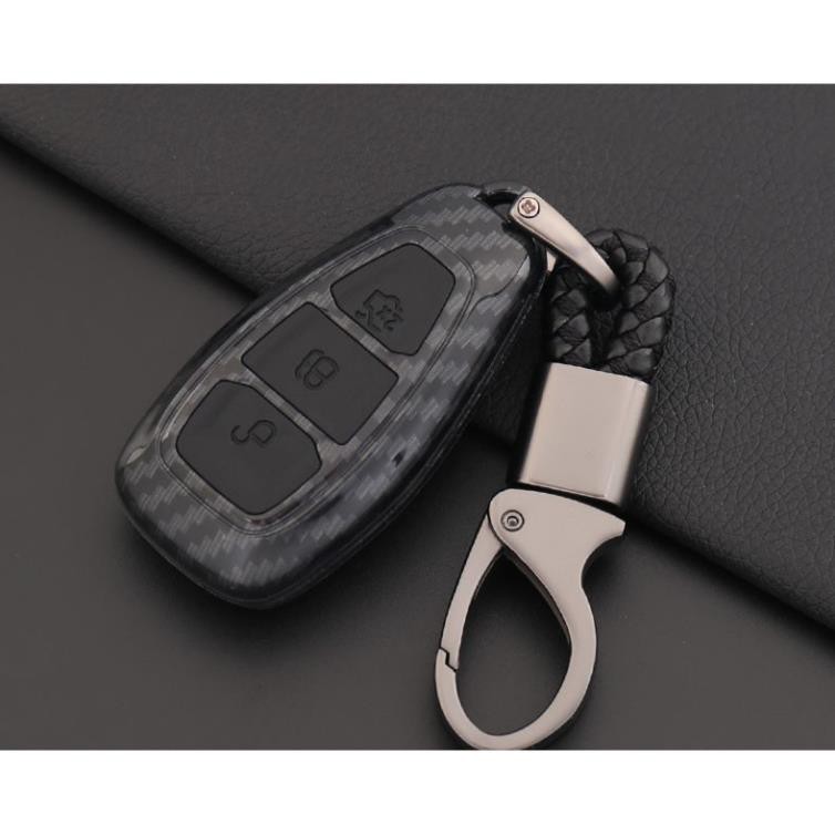 ốp chìa khóa Carbon Ecosport 2015, Focus, Fiesta - chìa thông minh